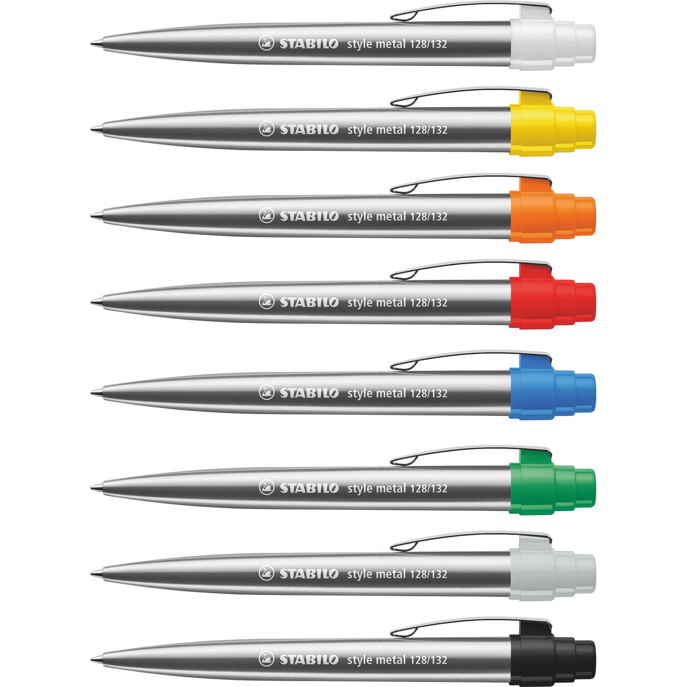 STABILO style metal Kugelschreiber - silber - blau-452