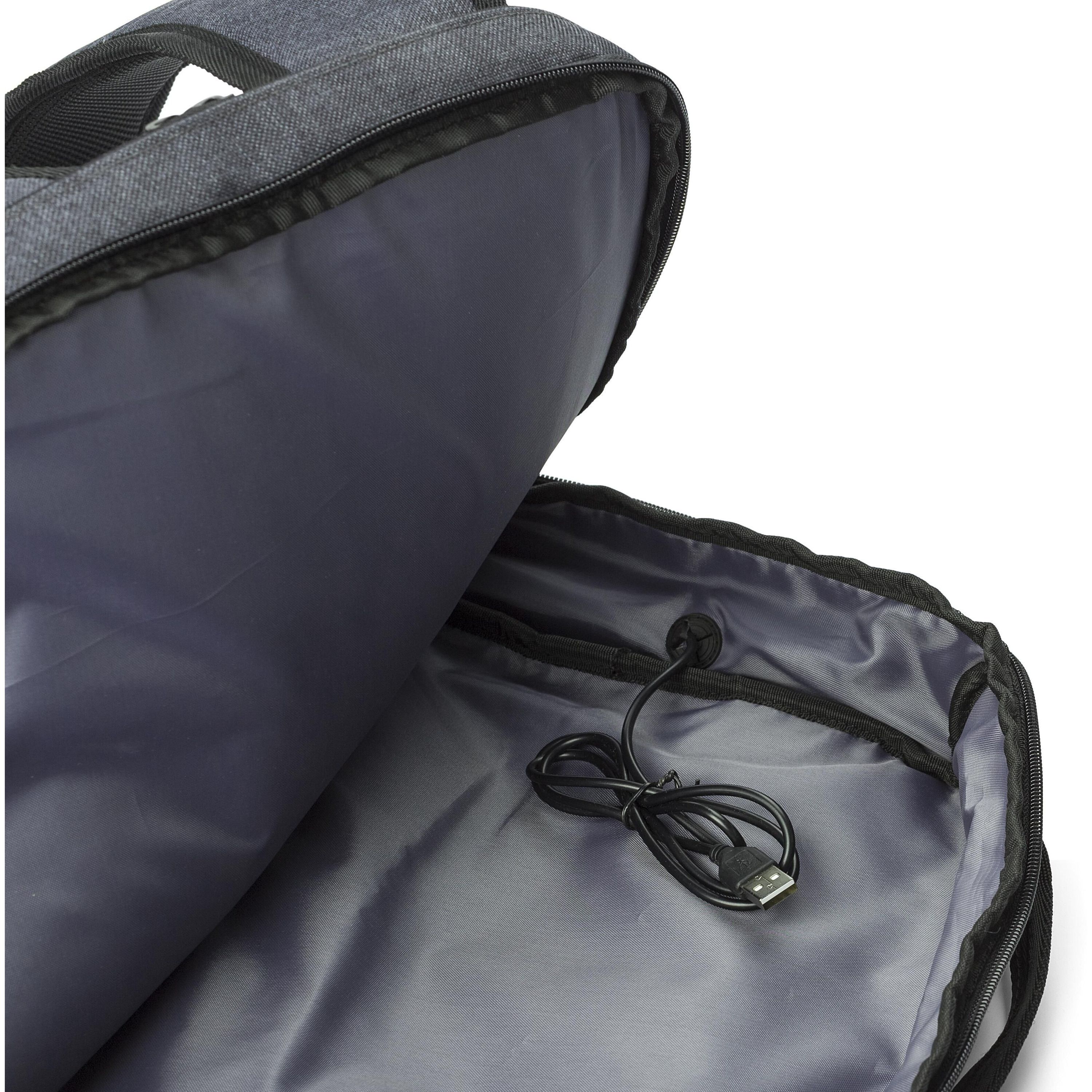 PVC Rucksack mit Anti-Diebstahl Schutz Romy - schwarz-837