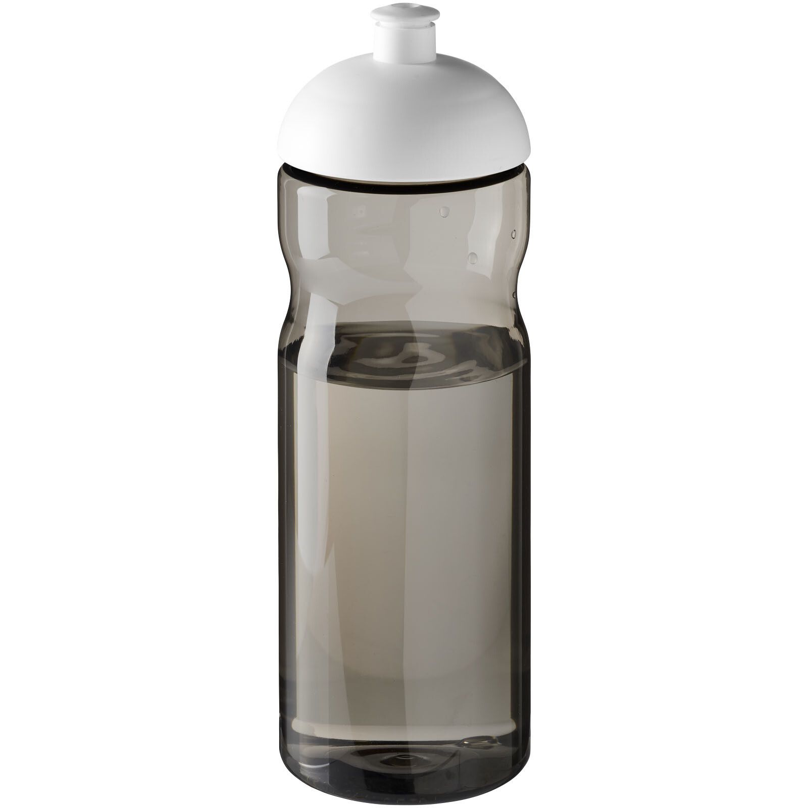 H2O Active Eco Base 650 ml Sportflasche mit Stülpdeckel - kohle -  weiss-818
