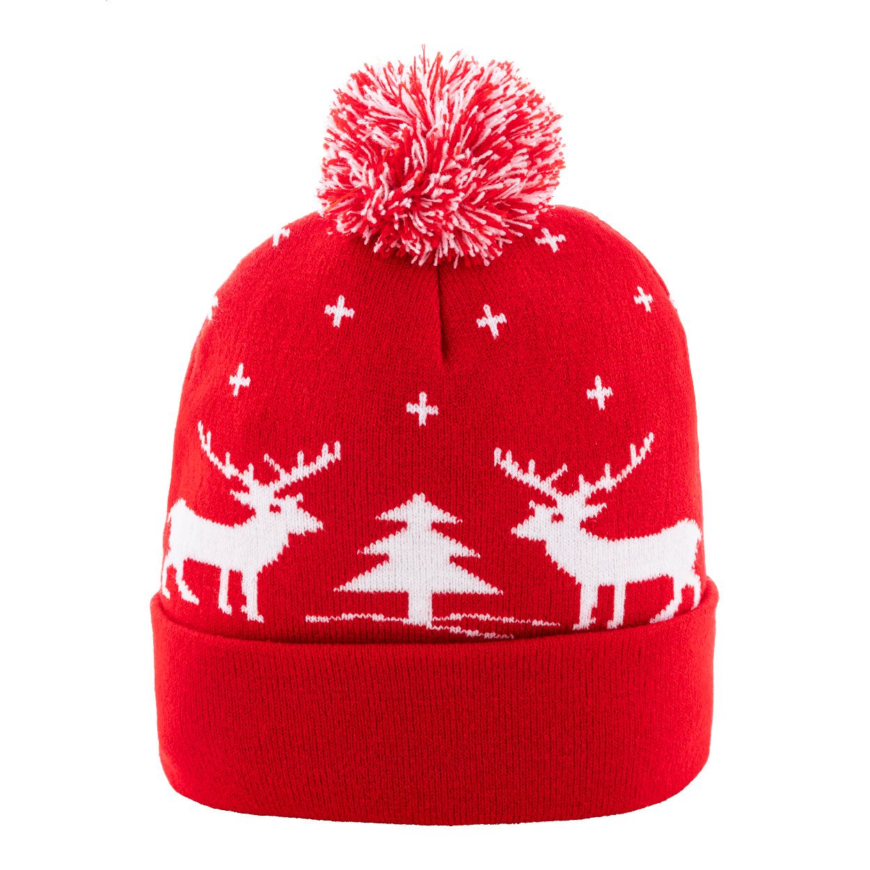 Skandimos Weihnachtswintermütze - rot-724
