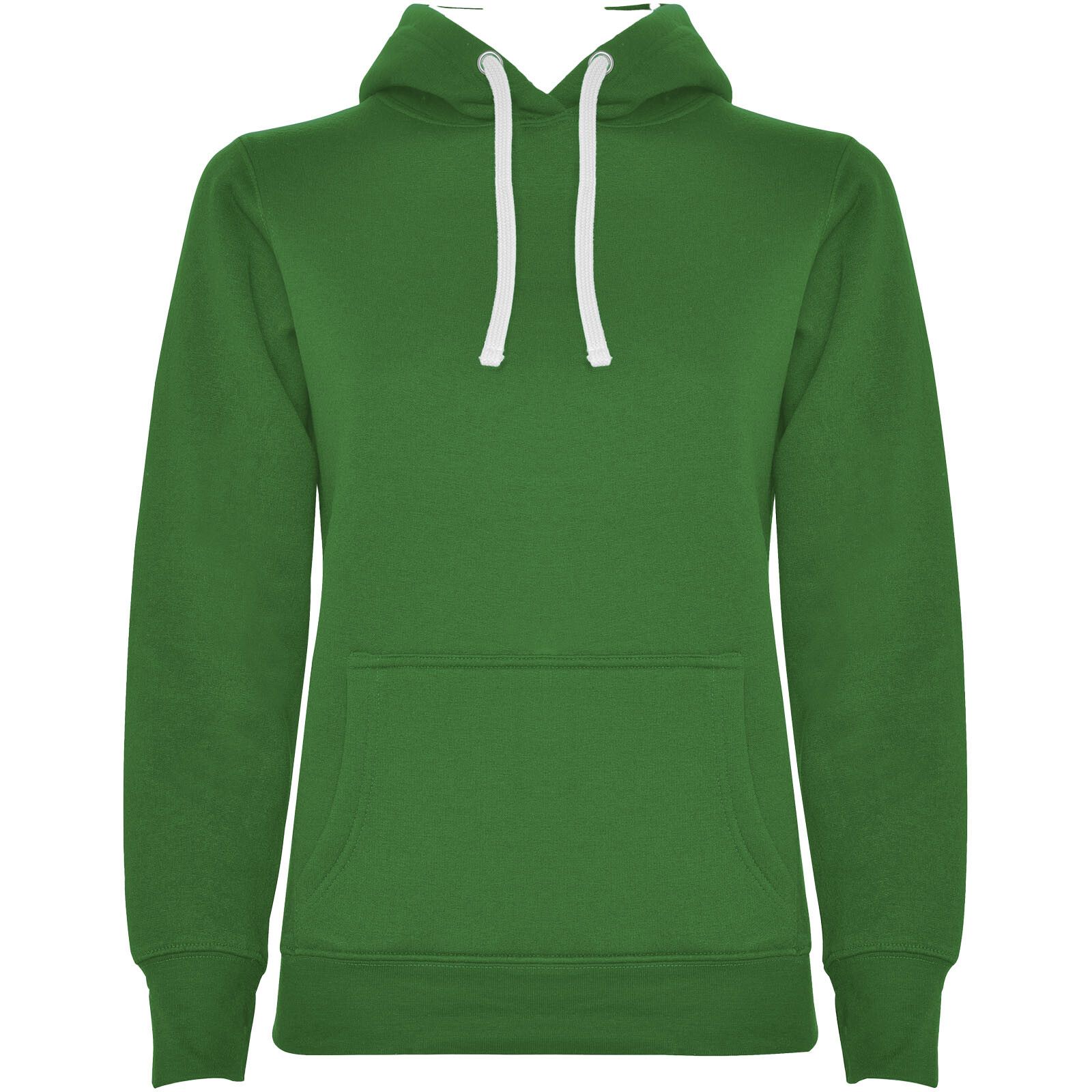 Urban Kapuzenpullover für Damen - kelly grün -  weiss - M-156