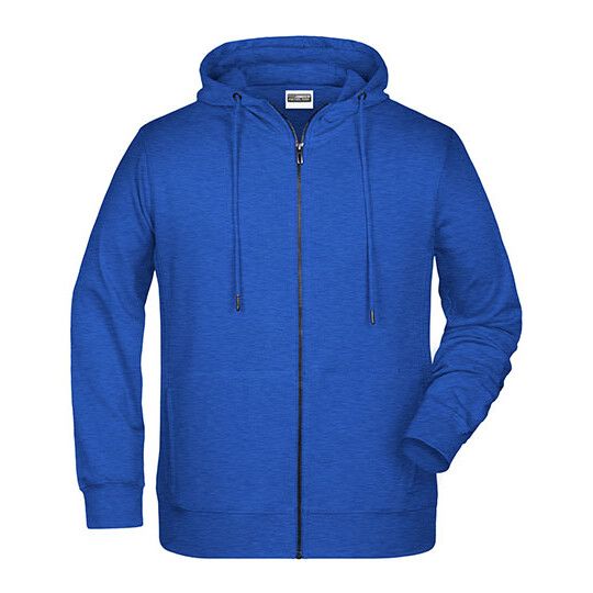 Men´s Zip-Hoody - royal heather-606