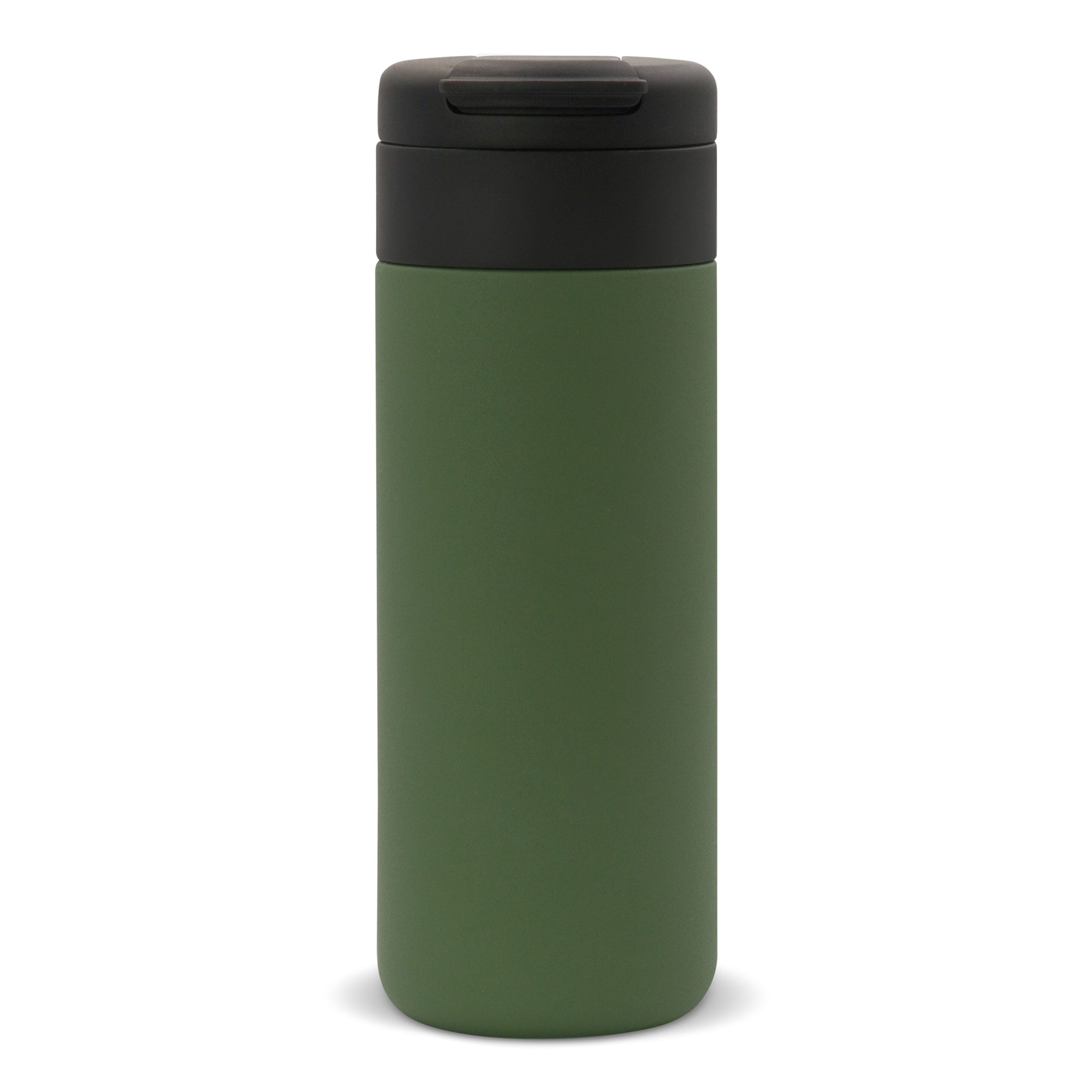 Isolierbecher Flow 400ml - dunkelgrün-605