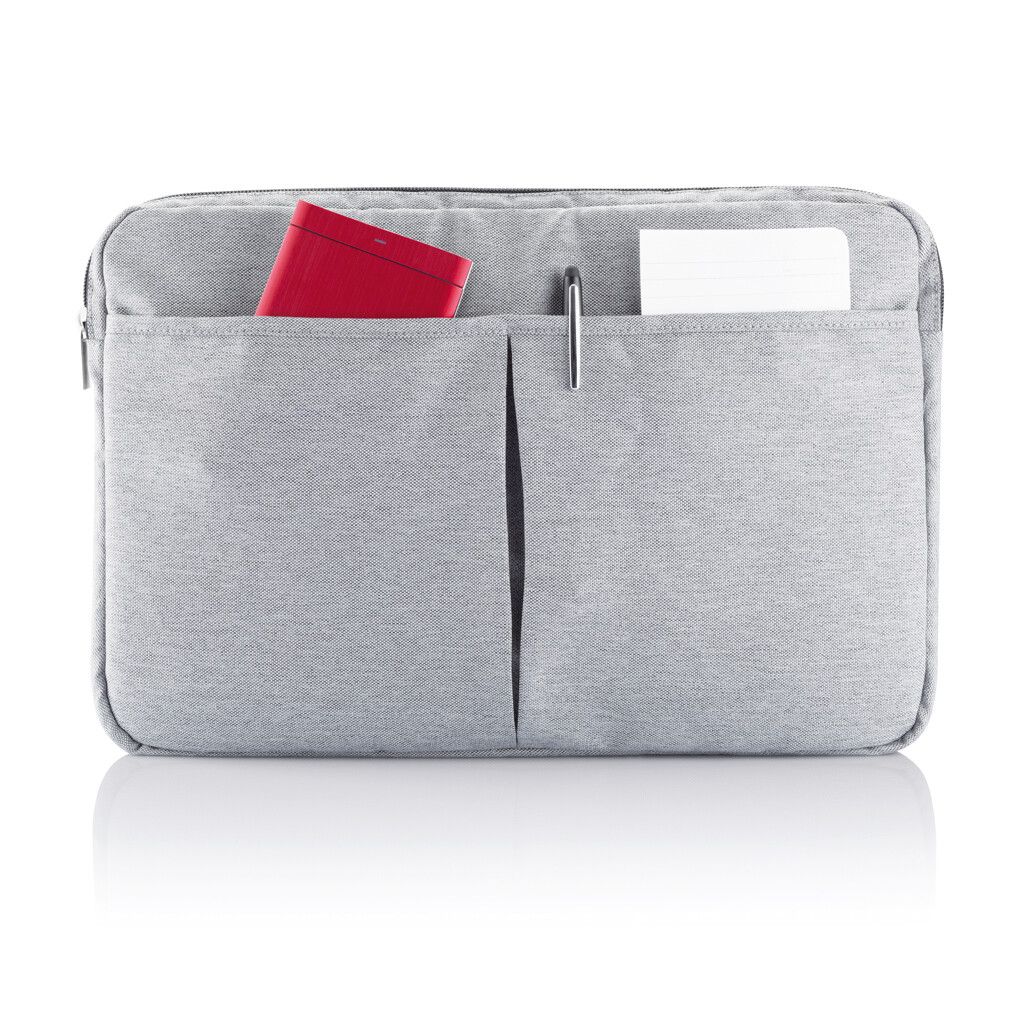 15” Laptophülle, PVC-frei - grau-806