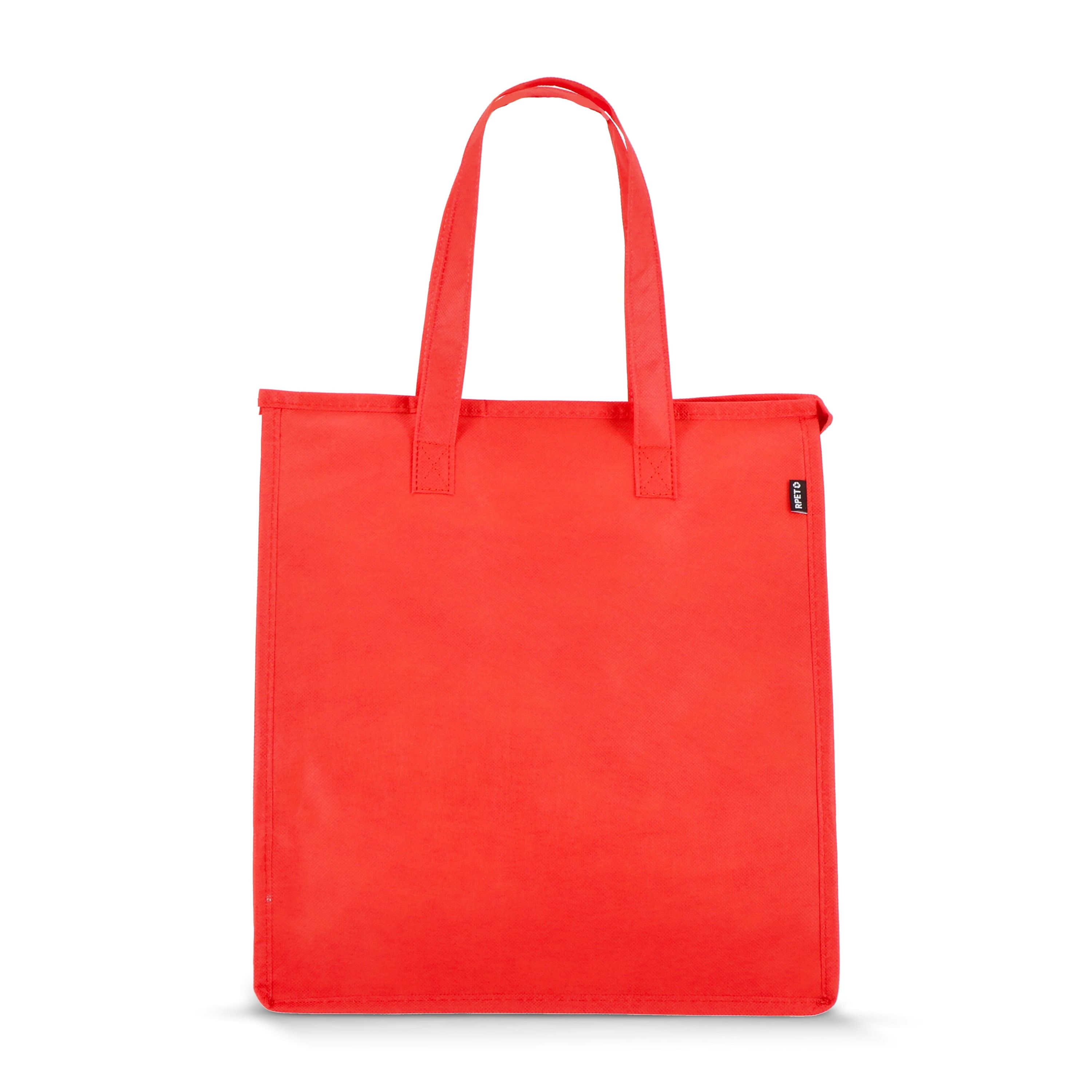 R-PET Kühltasche Non Woven 33x 25,5 x 37cm 75g/m² - rot-343