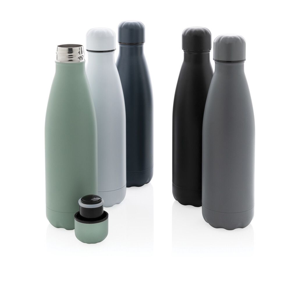 Einfarbige Vakuumisolierte Stainless Steel Flasche - grün-247