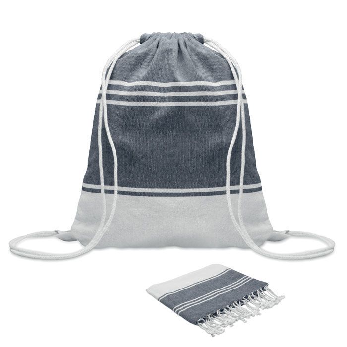 Strandtuch-Set HAMMA - blau-733
