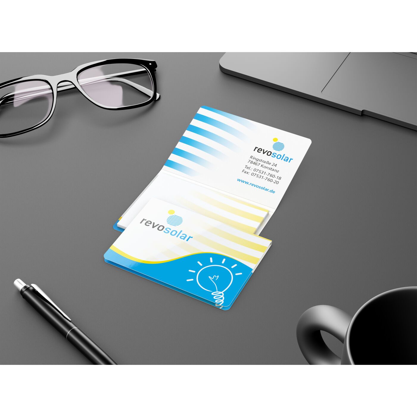 Haftnotizblock Memo-Card, Individuell, matt-407