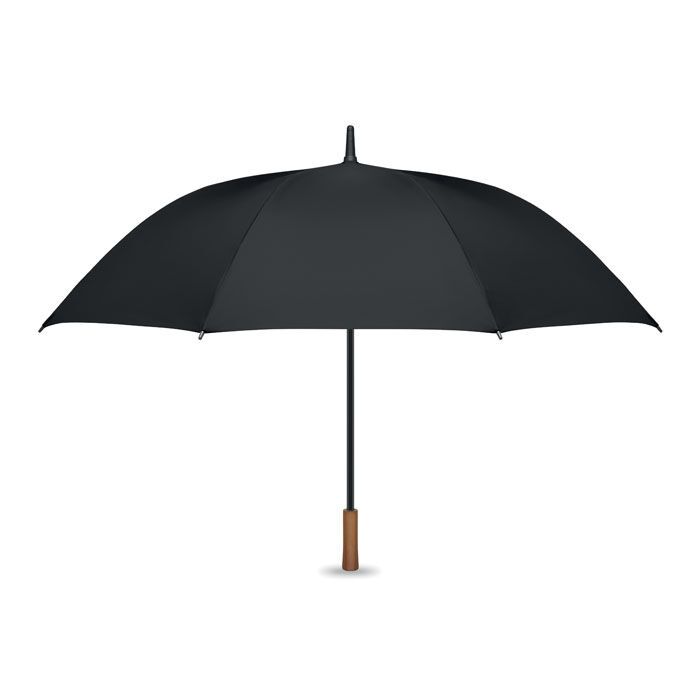 27" Regenschirm Holzgriff RAYNA - schwarz-983