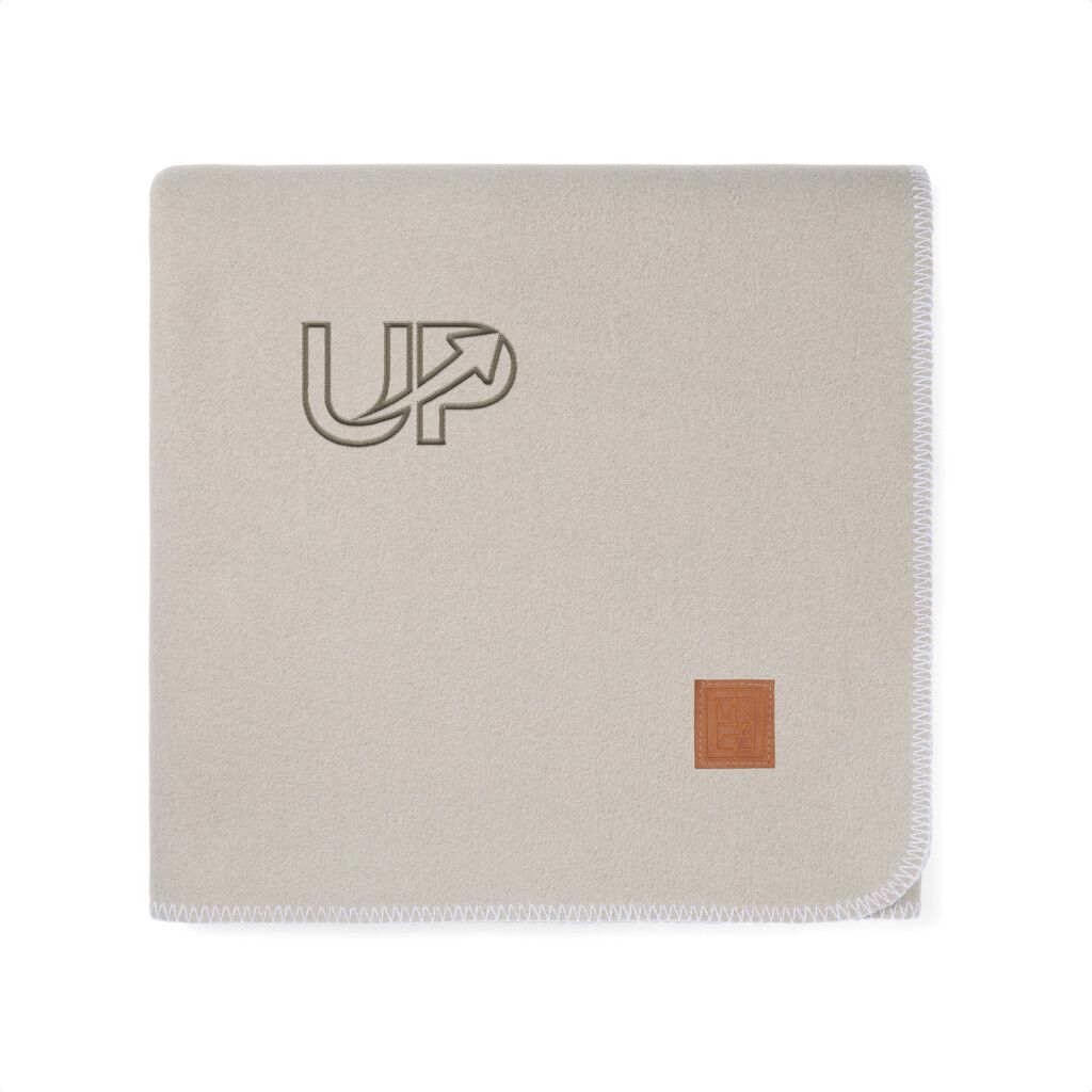 VINGA Moulton Decke aus GRS rPET - beige-112