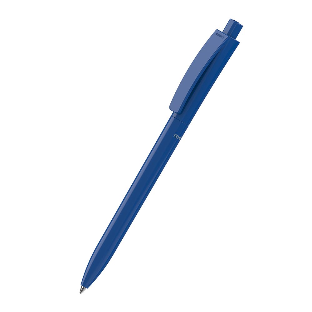 Druckkugelschreiber Qube recycling - mittelblau-101