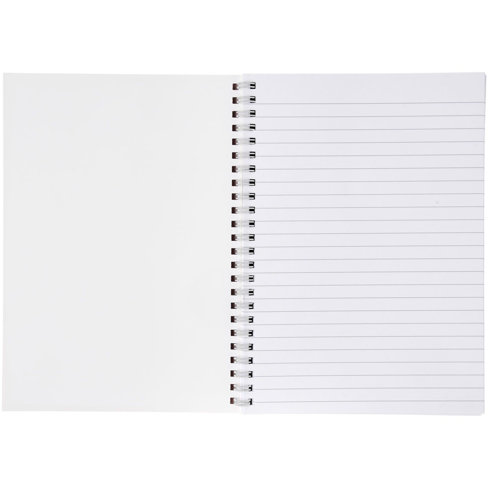 Desk-Mate A4 Notizbuch mit Kunststoff Cover und Spiralbindung - weiss-896