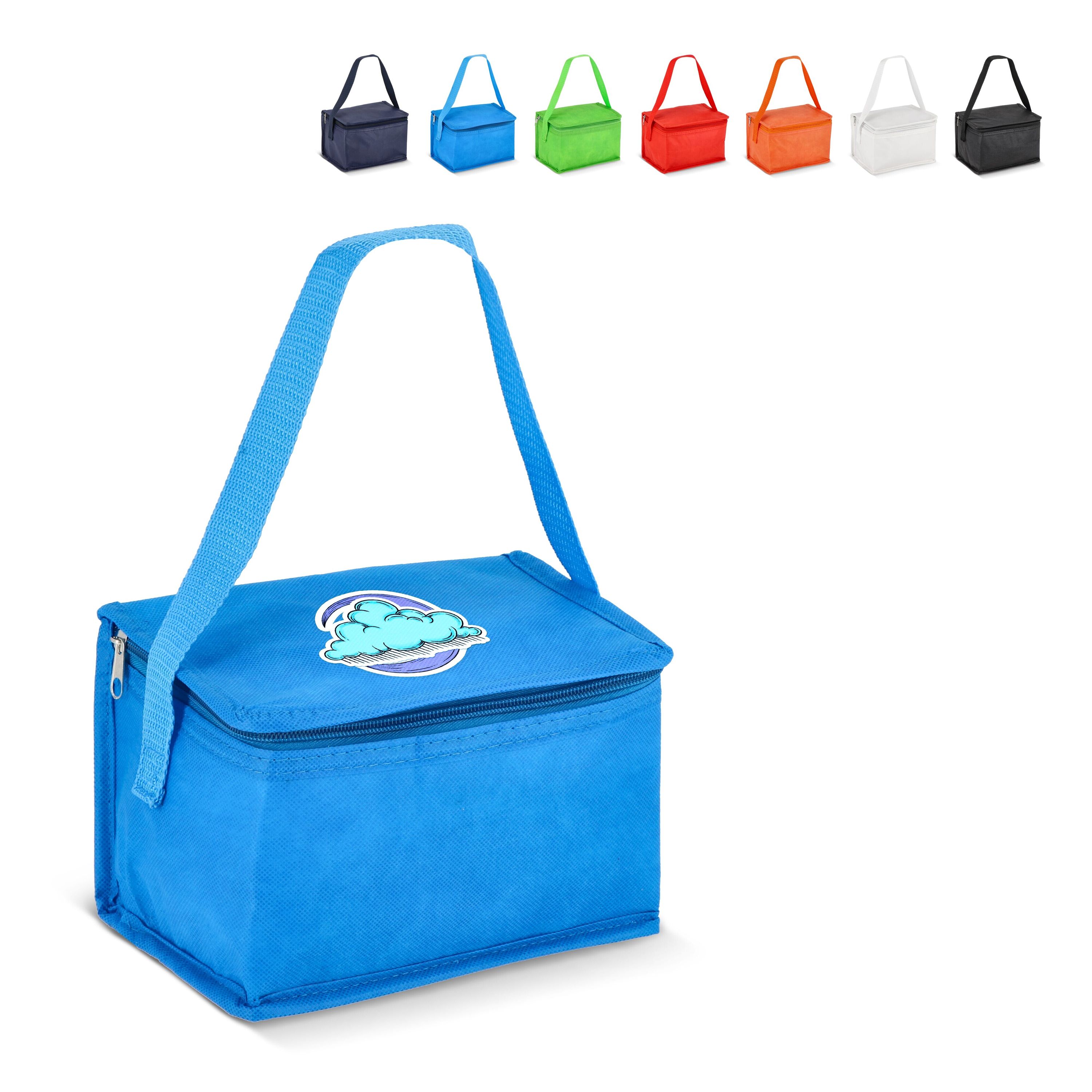 R-PET 6 Dosen-Kühltasche Non Woven 20x 13 x 12,5cm 75g/m² - hellgrün-545