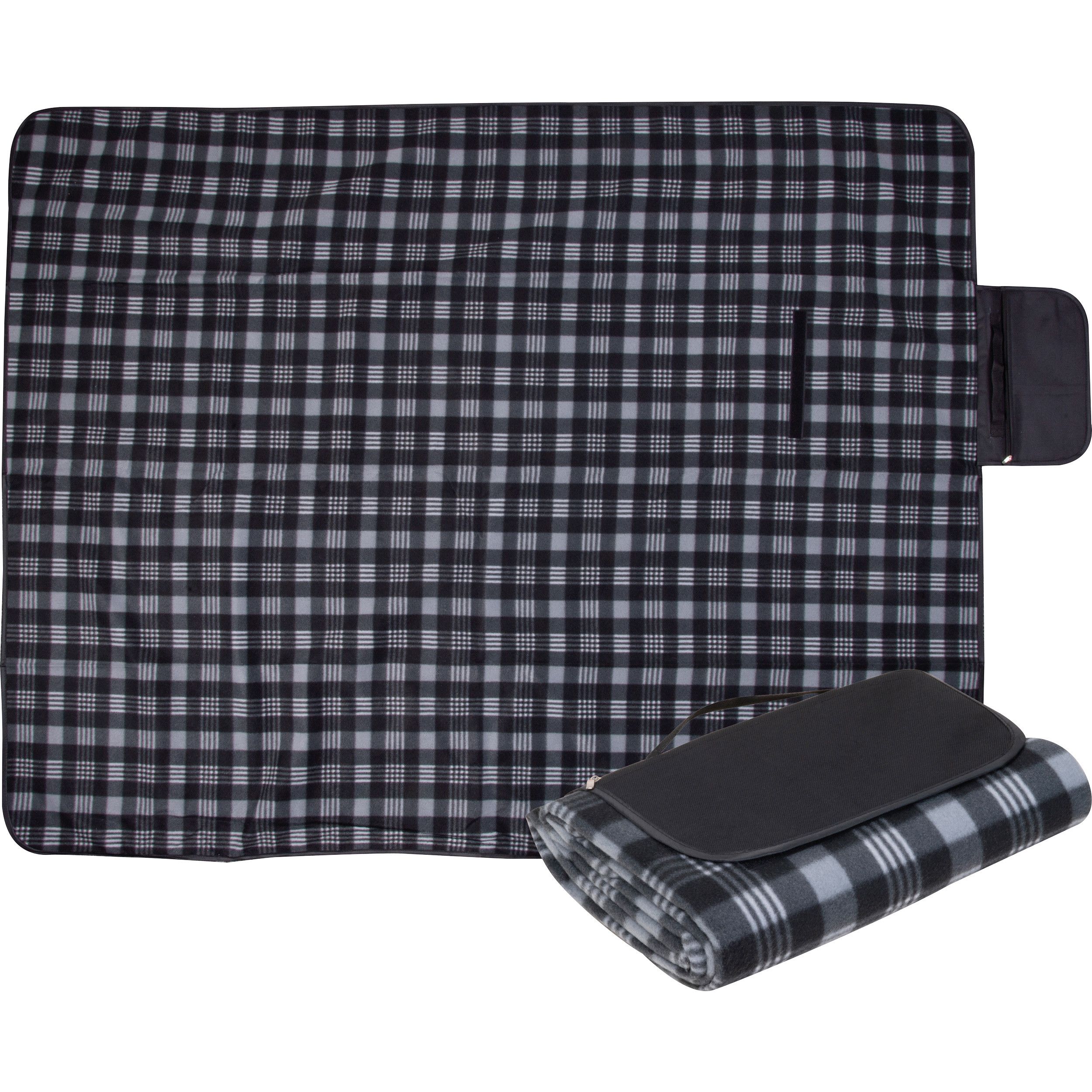Picknickdecke Livingston - schwarz-648