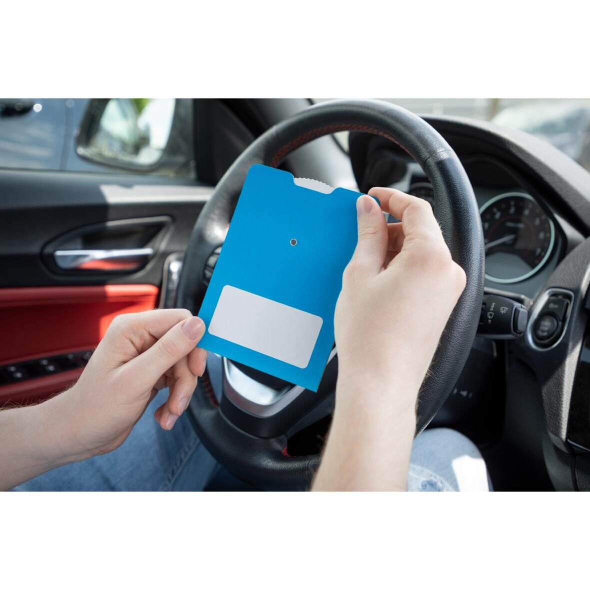 Papp-Parkscheibe Board - blau-368