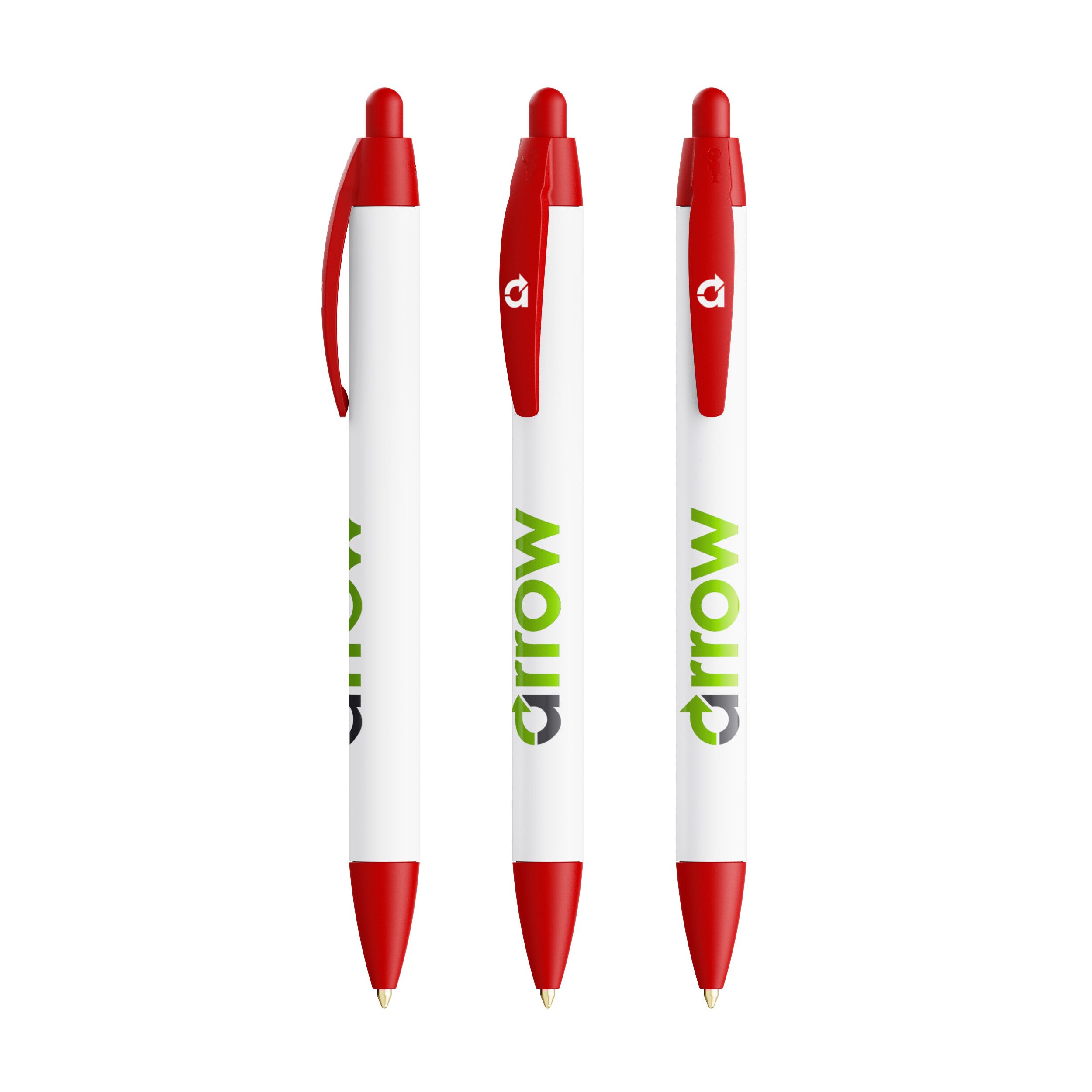 BIC® Wide Body Ecolutions® ballpen, Mine schwarz - rot-944