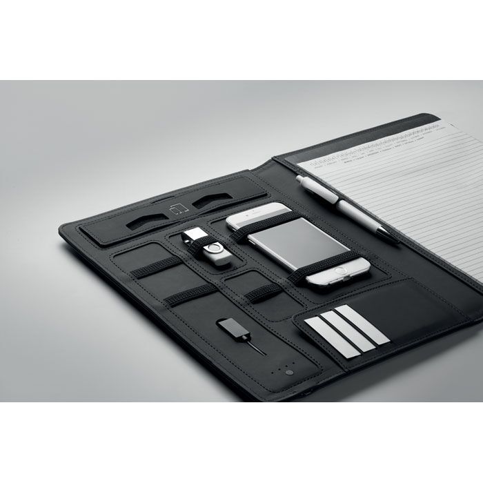 DINA4 Portfolio & Ladestation SMARTFOLDER - schwarz-184