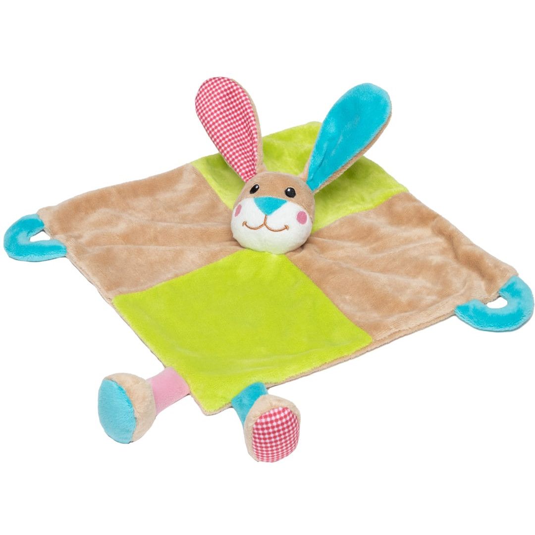 MiniFeet® Schmusetuch Hase - bunt-554