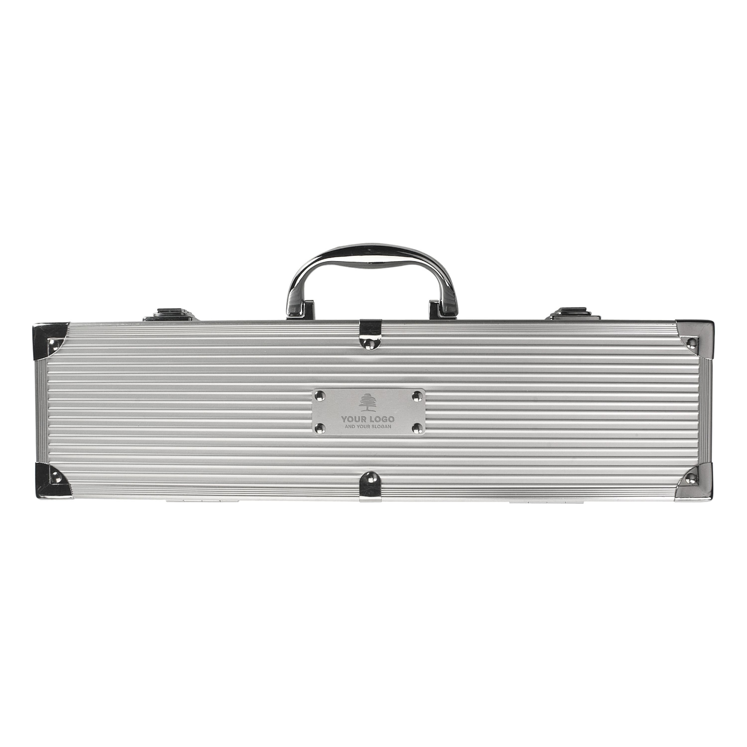 Grillset aus Metall Jennifer - silber-285