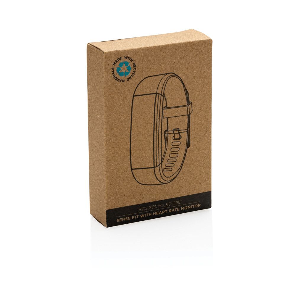 Sense Fit Tracker aus RCS recyceltem TPU mit Pulsmesser - schwarz-489