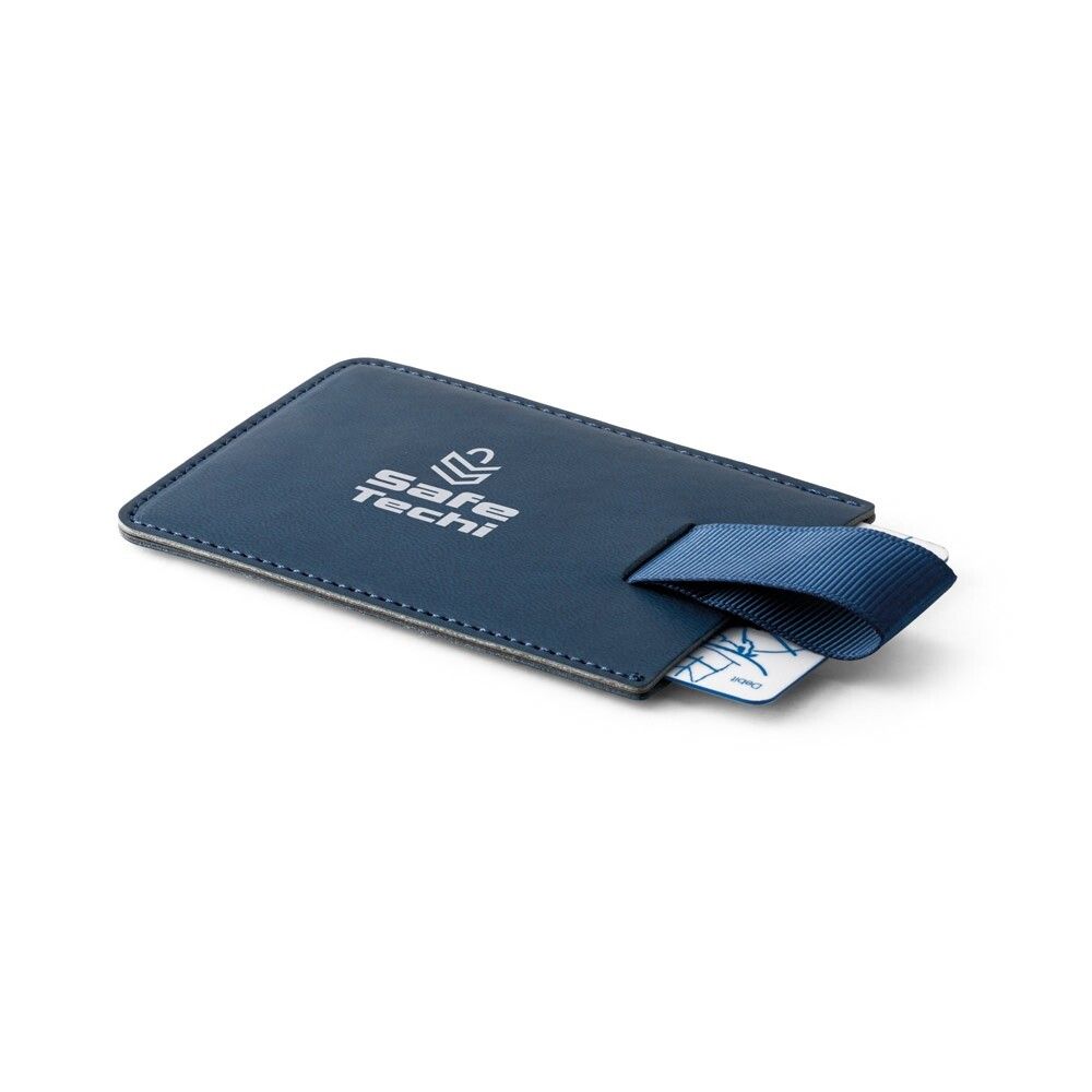 POPPY RFID-blockierender PU-Kartenhalter - blau-487