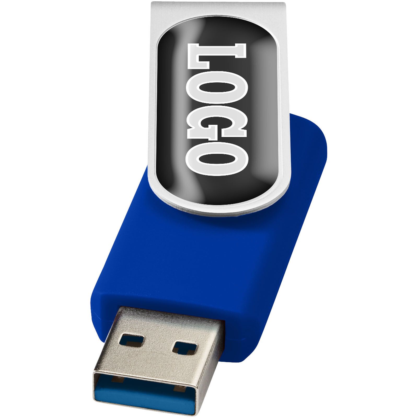 Twister USB-Stick 3.0 mit Doming - royalblau - 32 GB-906