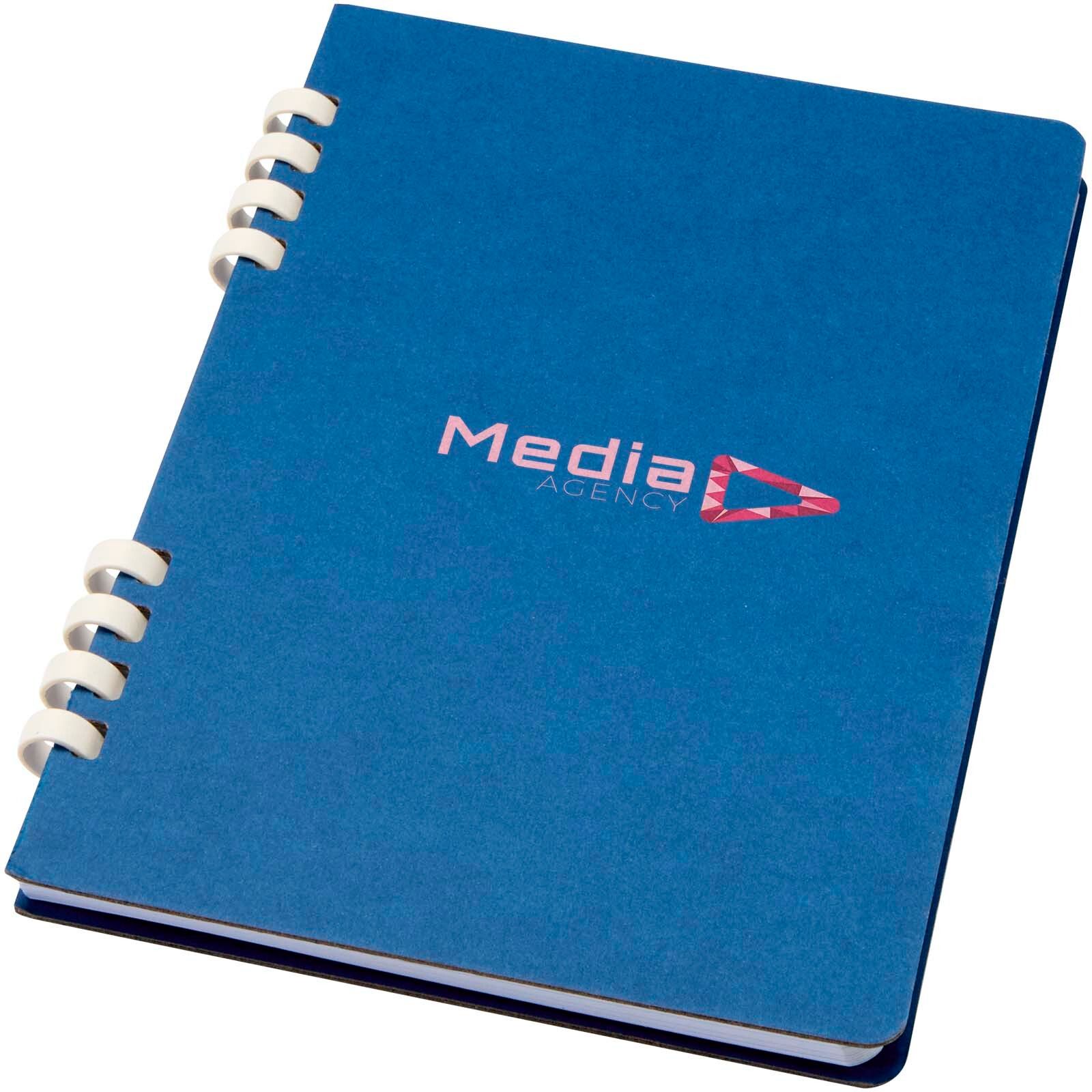 Fil A5 Hardcover RCS recyceltes Spiralnotizbuch - navy-754