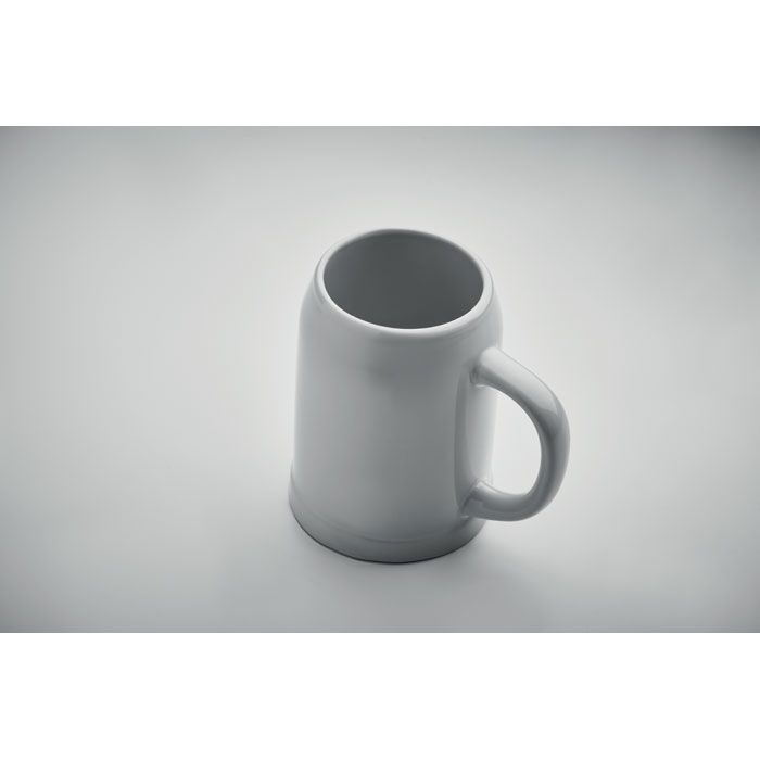 Bierkrug Sublimation 500 ml SUBLIER - weiß-824