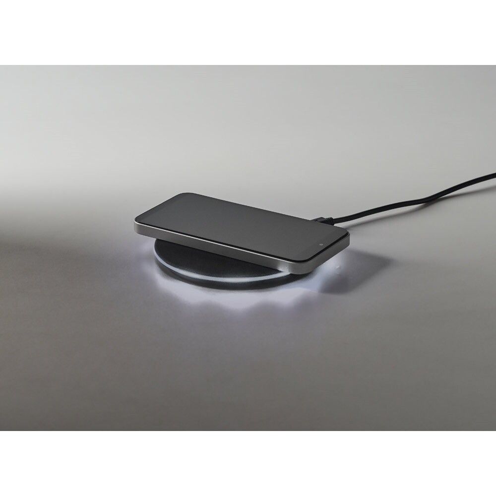 BURNELL Superschnelles 10W wireless Ladegerät aus ABS - schwarz-643