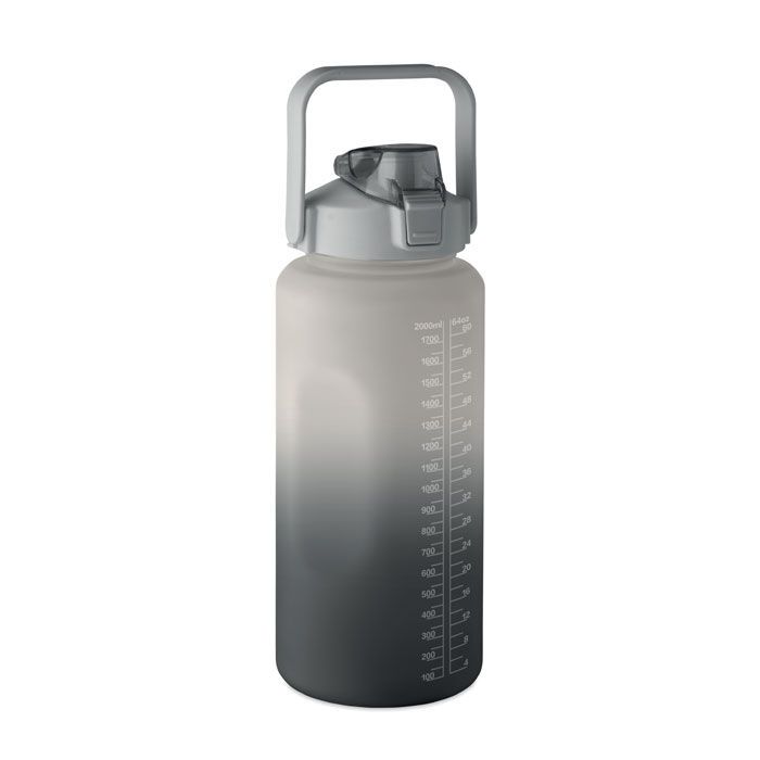RPET-Trinkflasche 2000ml ACTIVATE MAX - schwarz-641