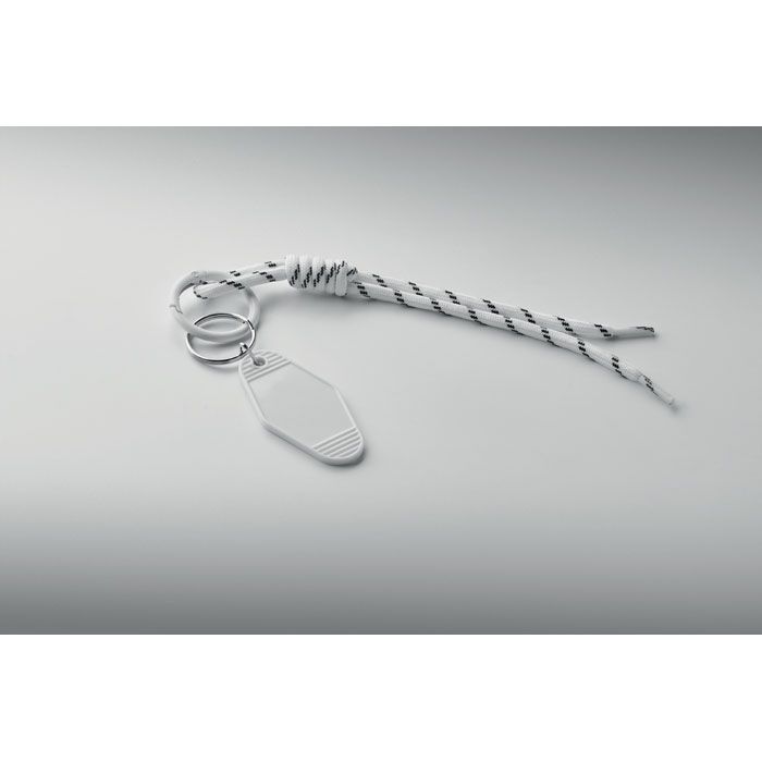 Schlüsselring mit Schnur KEYBRAID - weiß-129