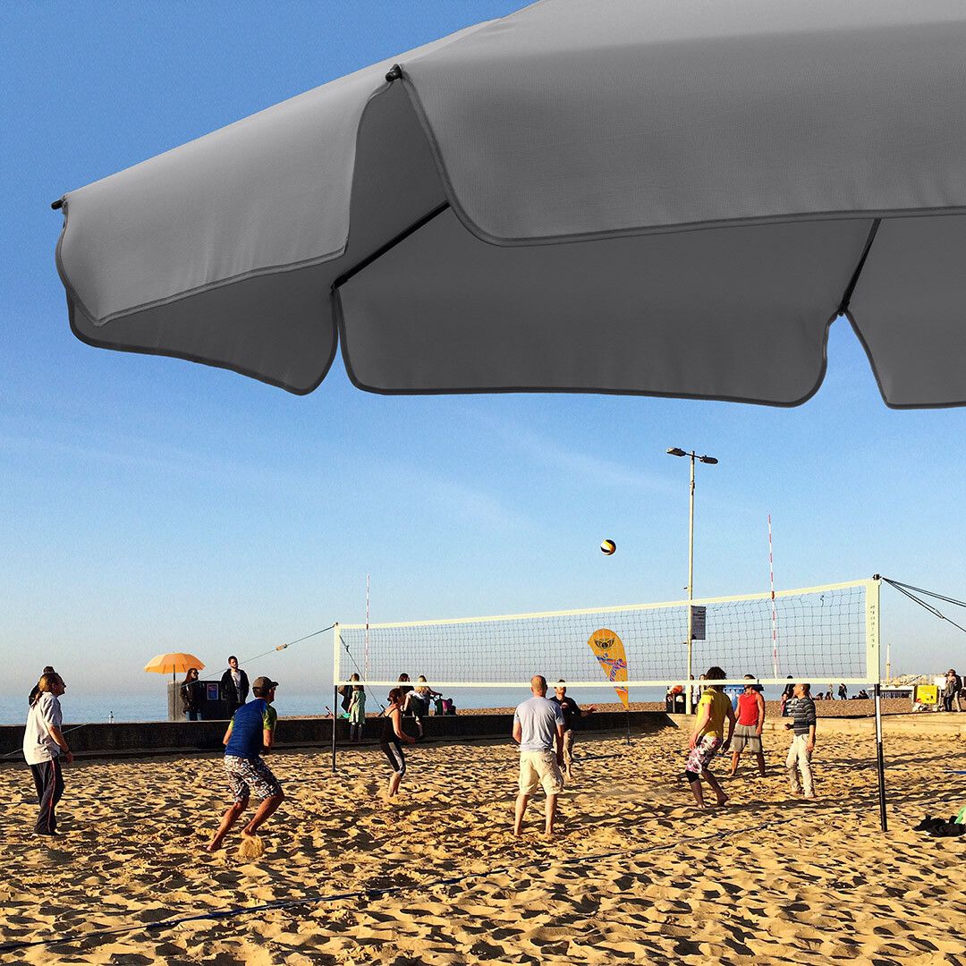 Sonnenschirm M Ø180 cm - grau-554