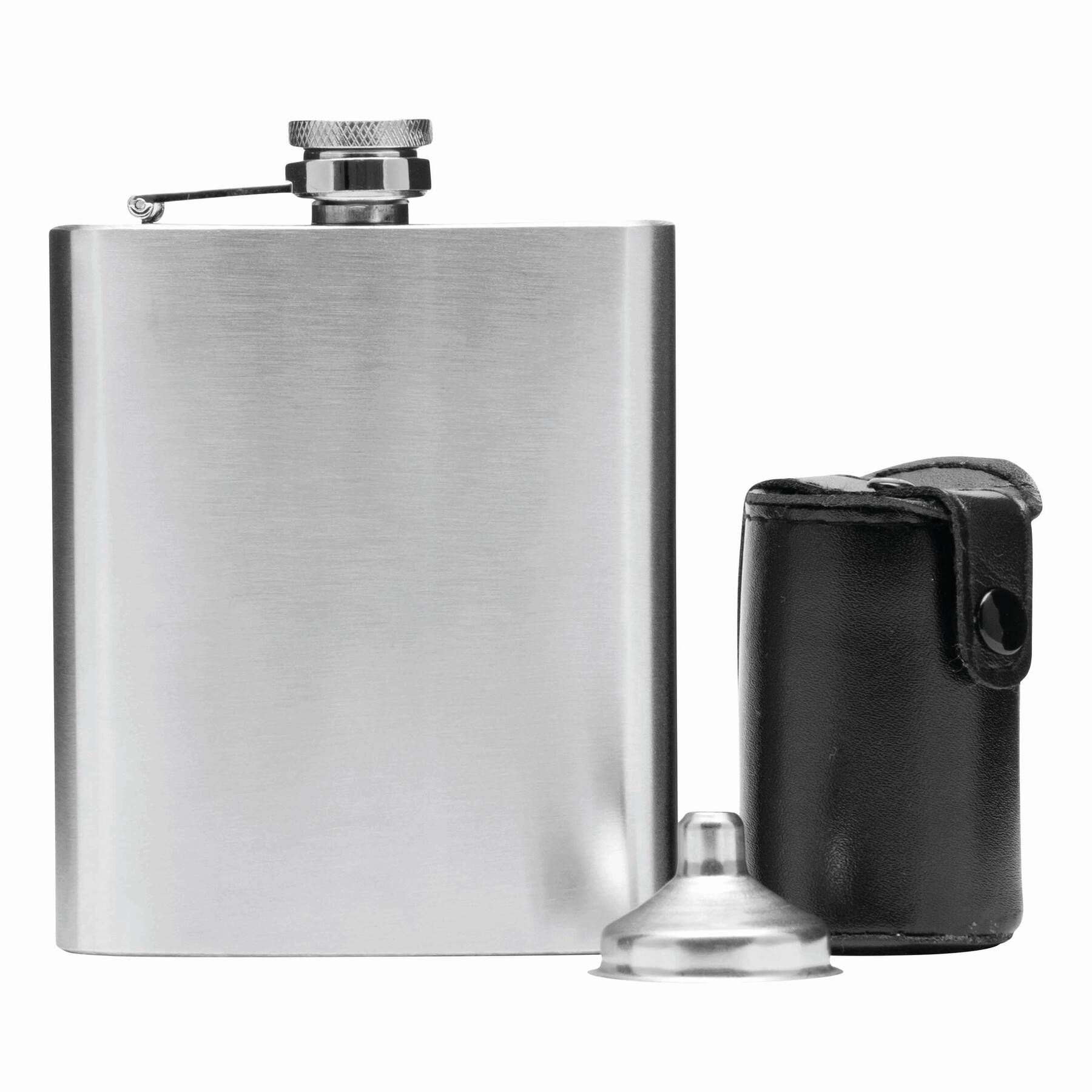 Doppelwandiges Gläser-Set DRINK LINK S - schwarz - silber-979