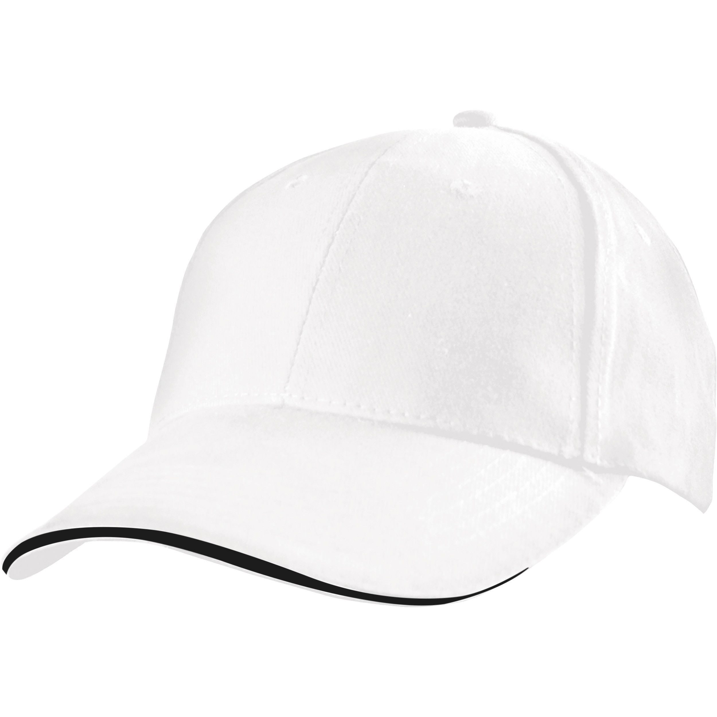 6 Panel Baseballcap San Francisco - weiß-534