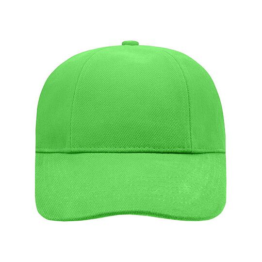 Turned 6 Panel Cap Laminated - lime green-108