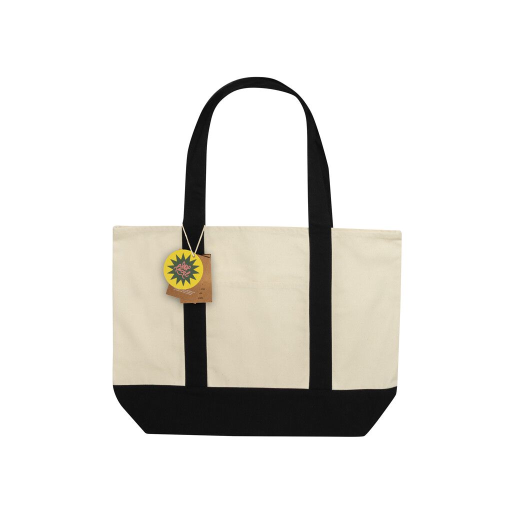 SHOP LOCAL AWARE™ Tasche aus recycelter Baumwolle, 350g/m² - schwarz-297