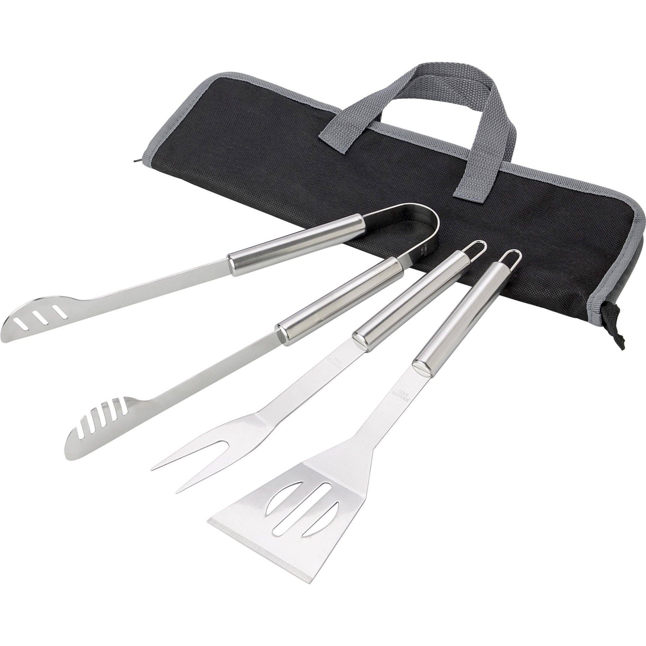 Grillset aus Edelstahl Priscilla - silber-585