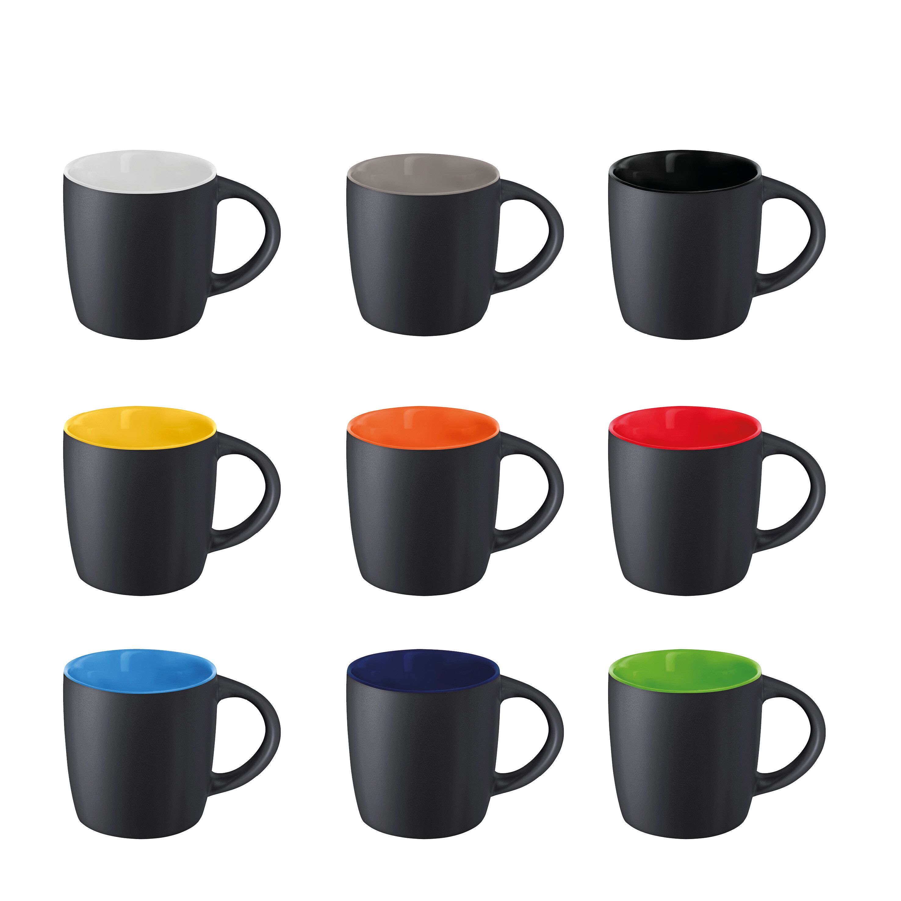 Ennia Black Inside Steinzeugtasse 250 ml - hellblau-223