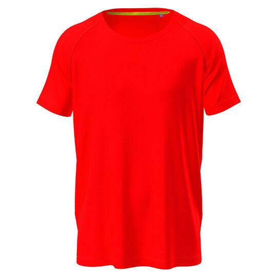 Mesh Raglan - scarlet red-338