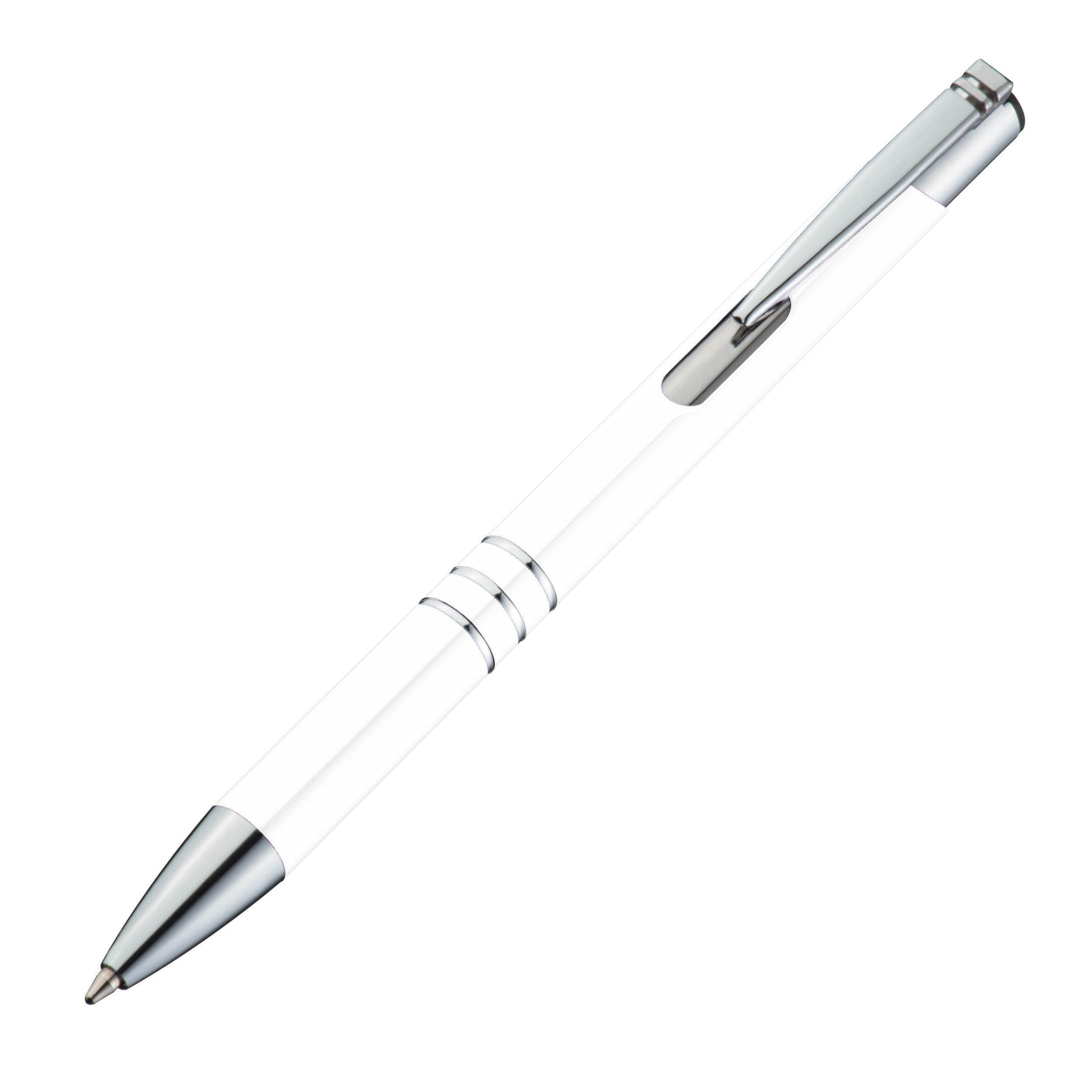 Metall Kugelschreiber Ascot - weiß-931
