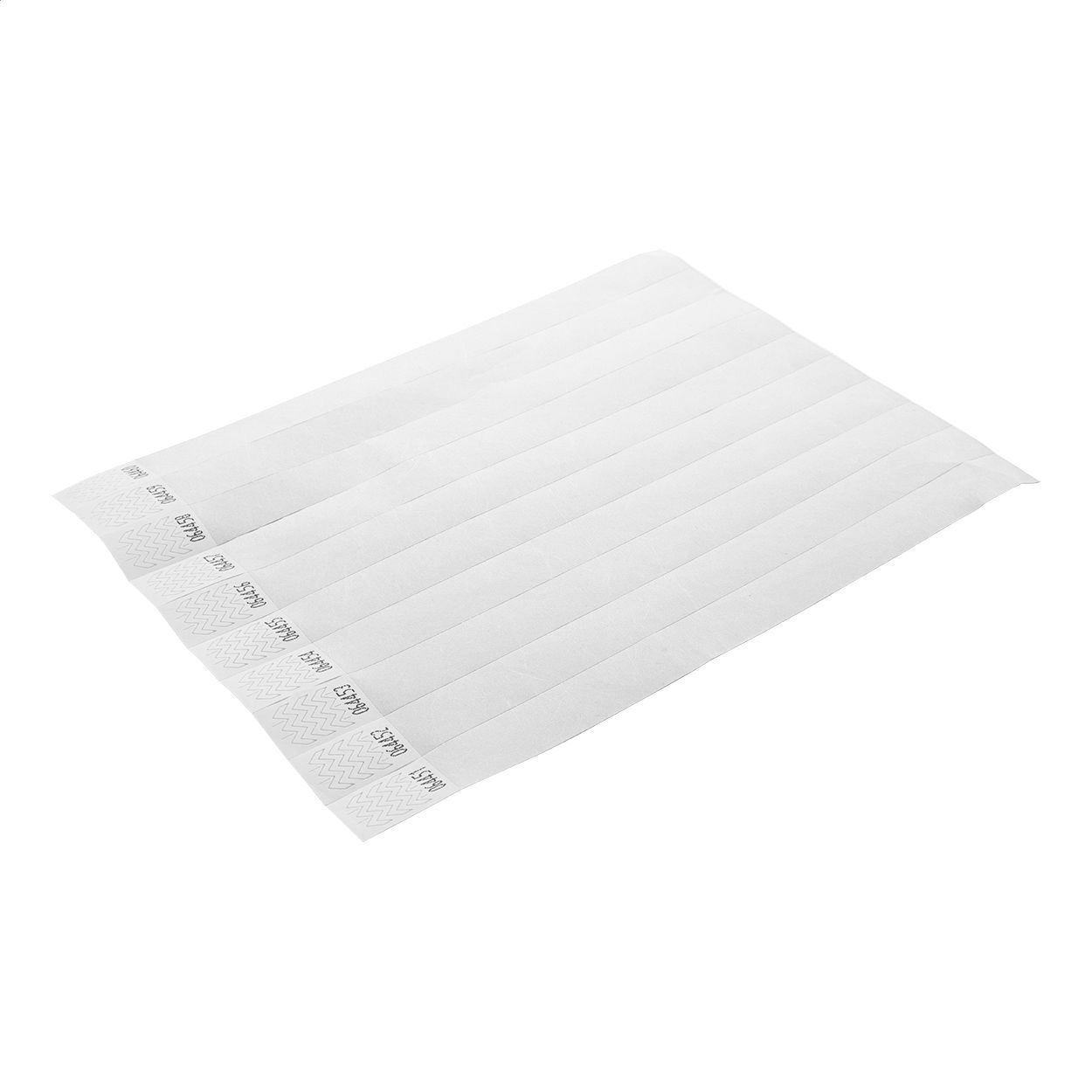 Wristvek Einlassbänder (10 Stk.) - weiß-54