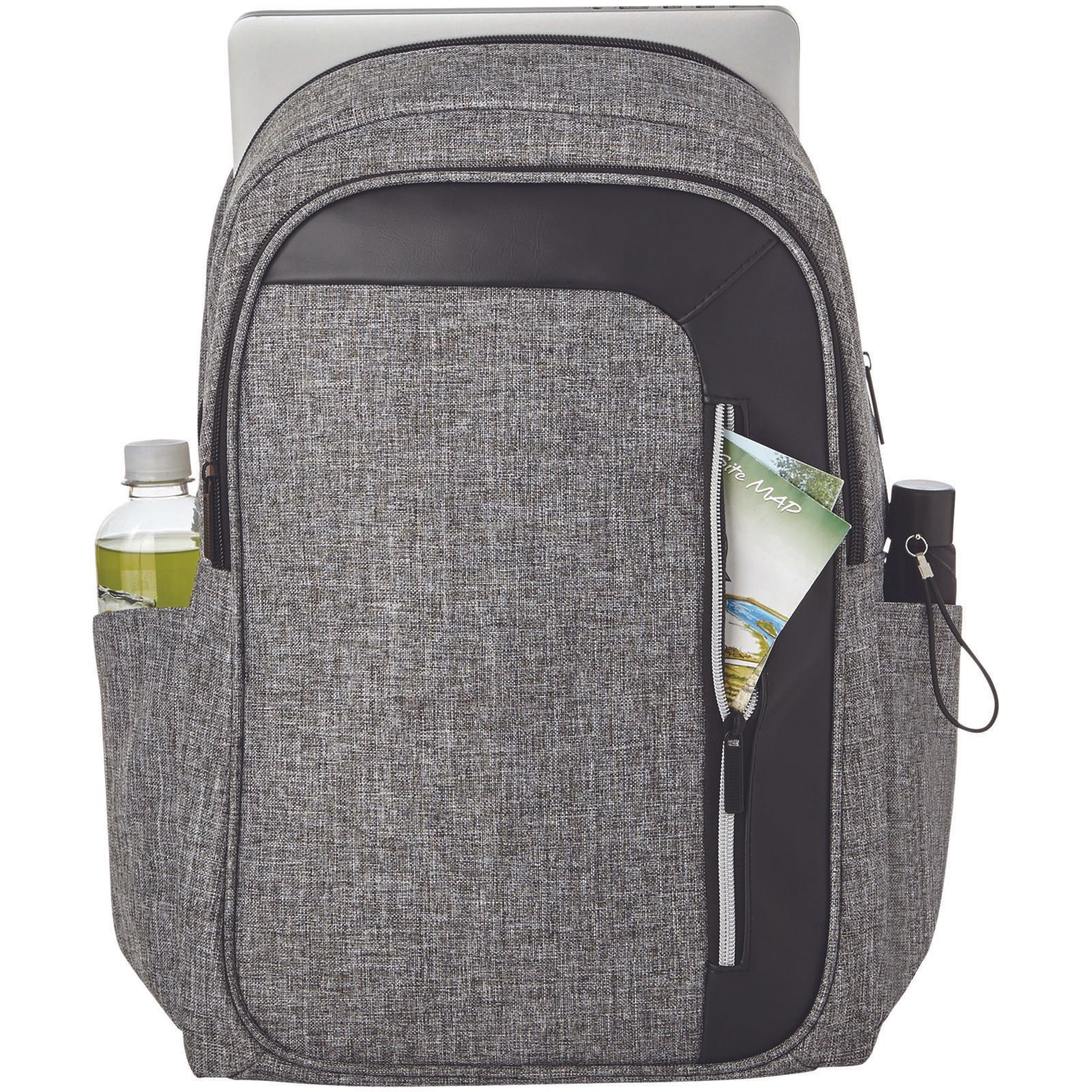 Vault RFID 15" Laptop-Rucksack 16L - heather grau -  schwarz-237