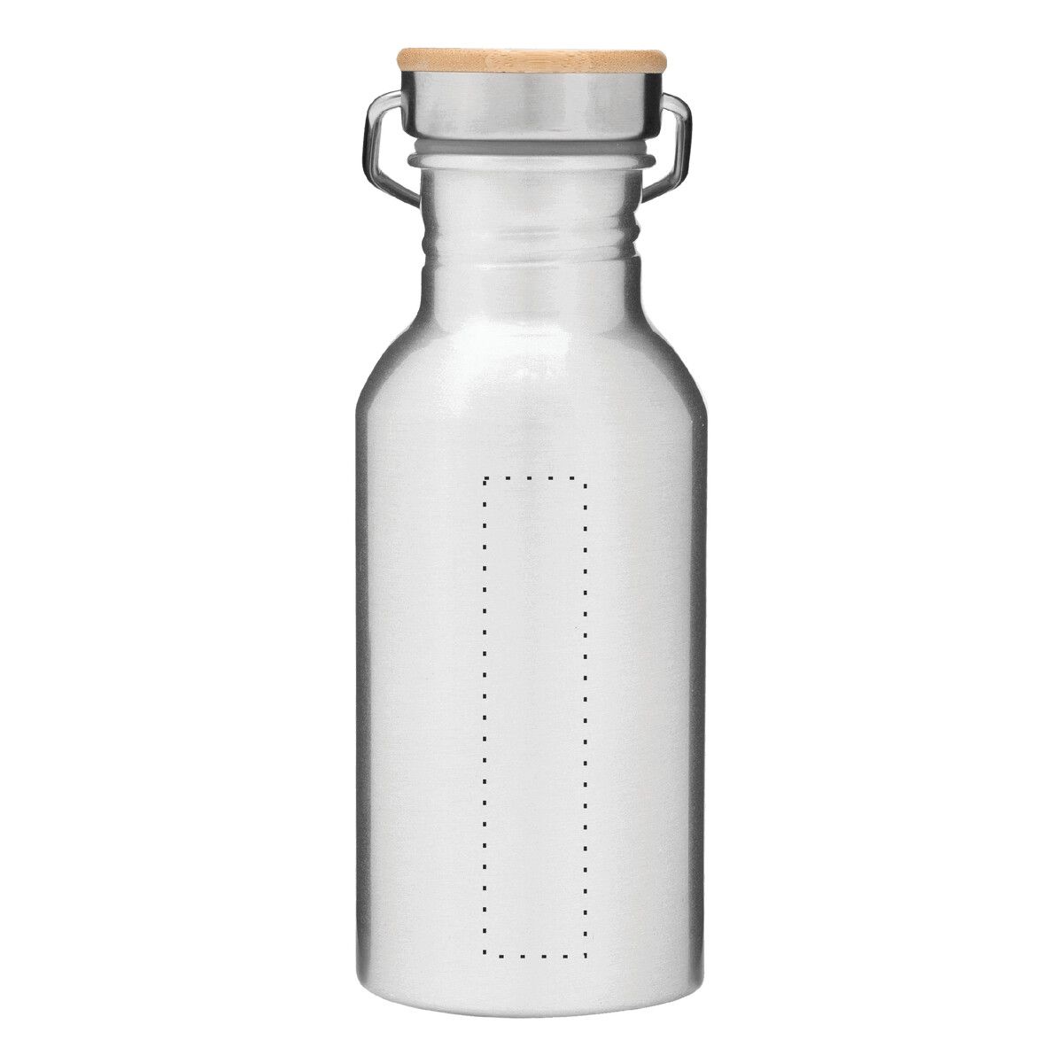 Veredelungsposition mittig auf der Flasche