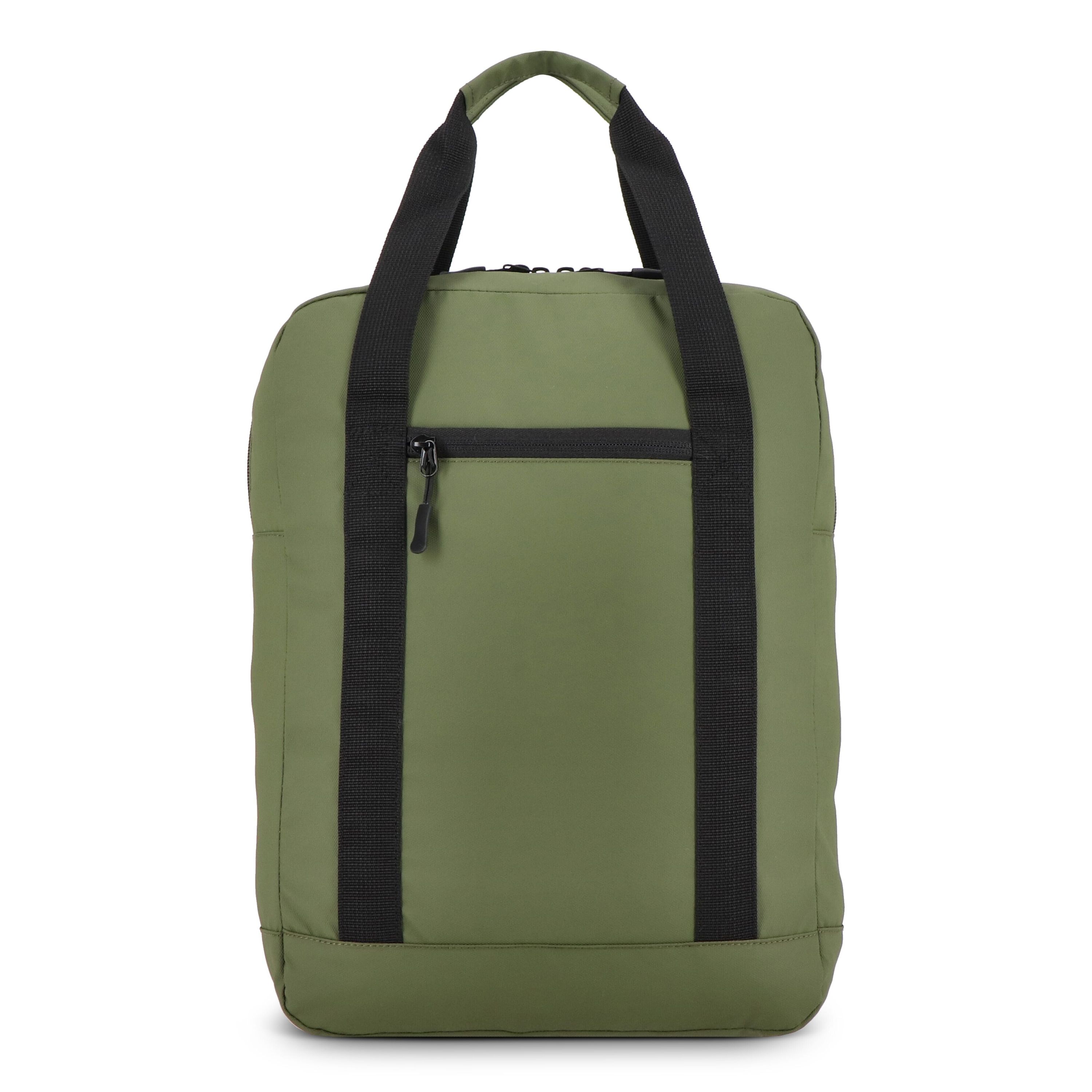 PU-beschichteter R-PET 600D Rucksack 12l - olivgrün-723