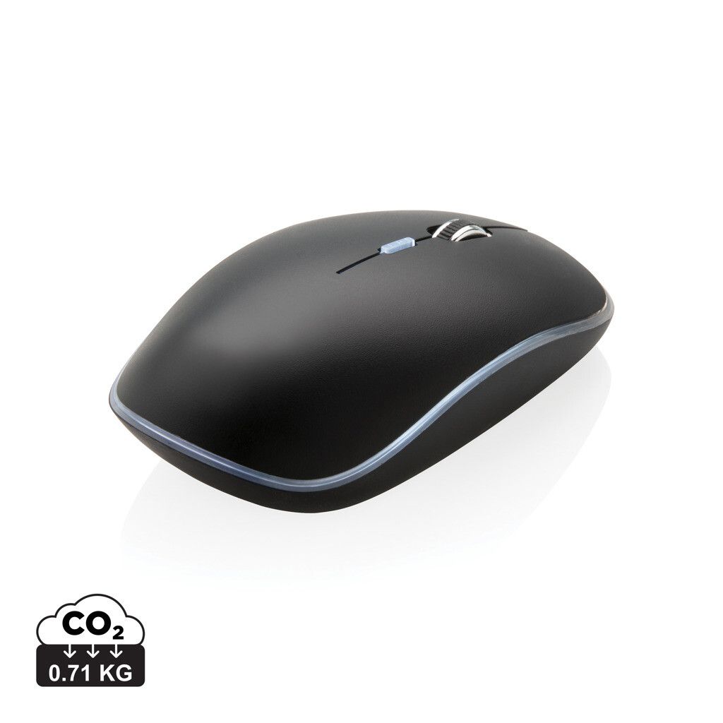 Light-Up Logo kabellose Maus - schwarz-648