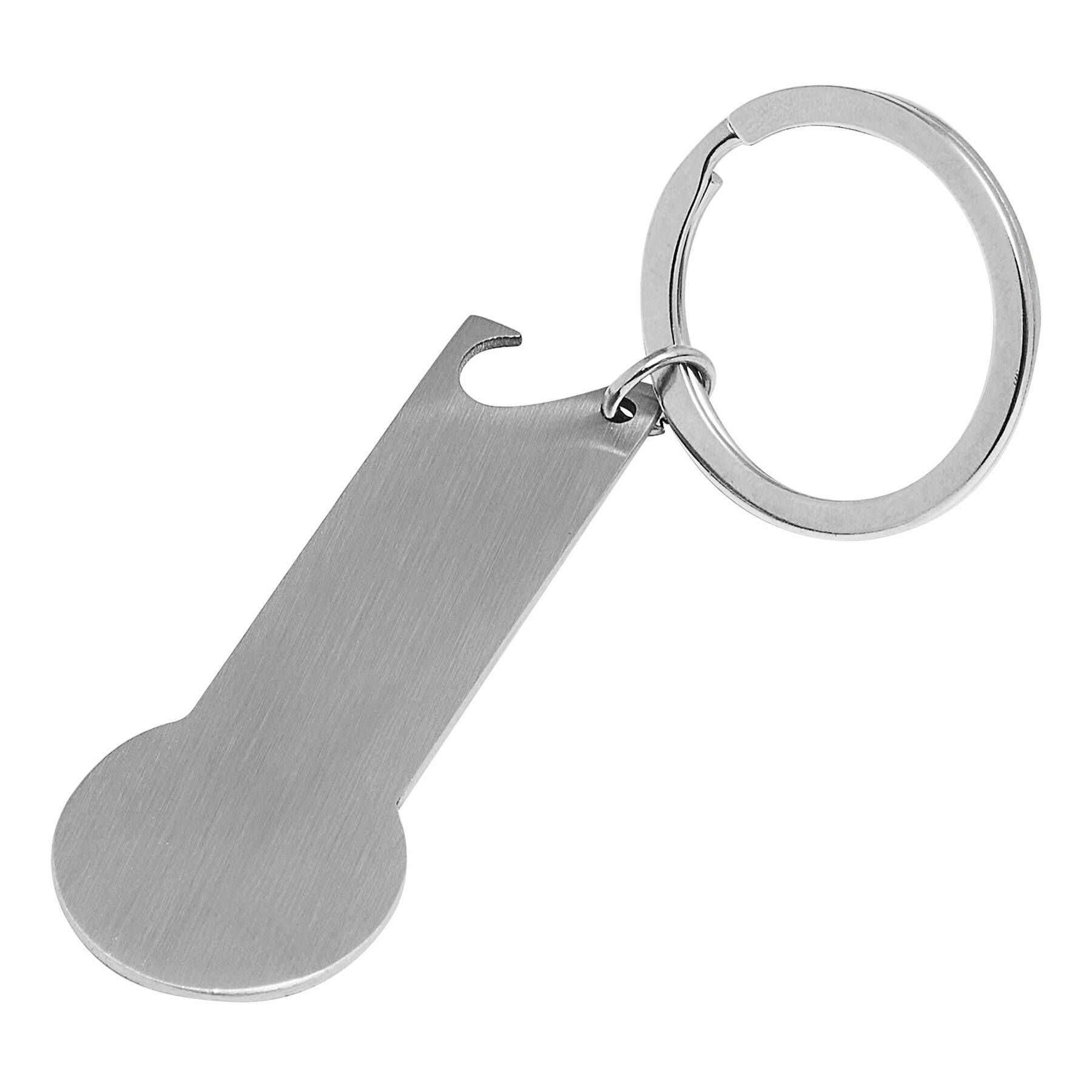 Einkaufswagenlöser NO COIN - silber-824