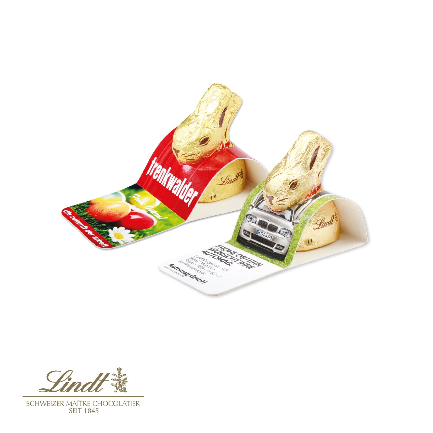 Goldhase von Lindt im Werbeaufsteller 10g-946