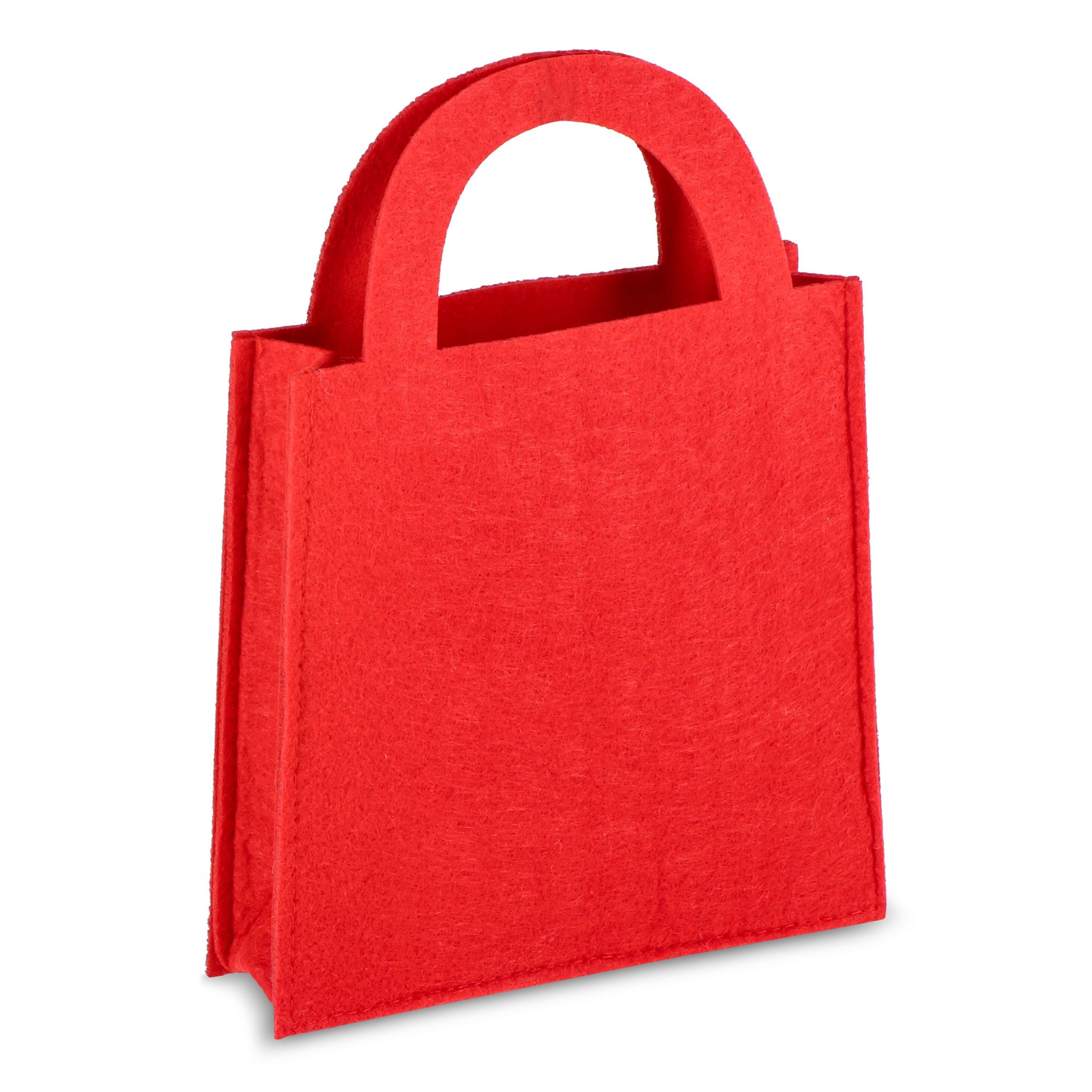 Filz-Geschenktüte 15 x 21 cm - rot-863