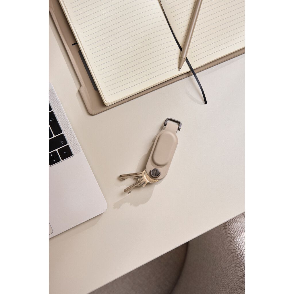 VINGA Baltimore RCS Schlüsselhalter mit Dual-Finder - greige-788