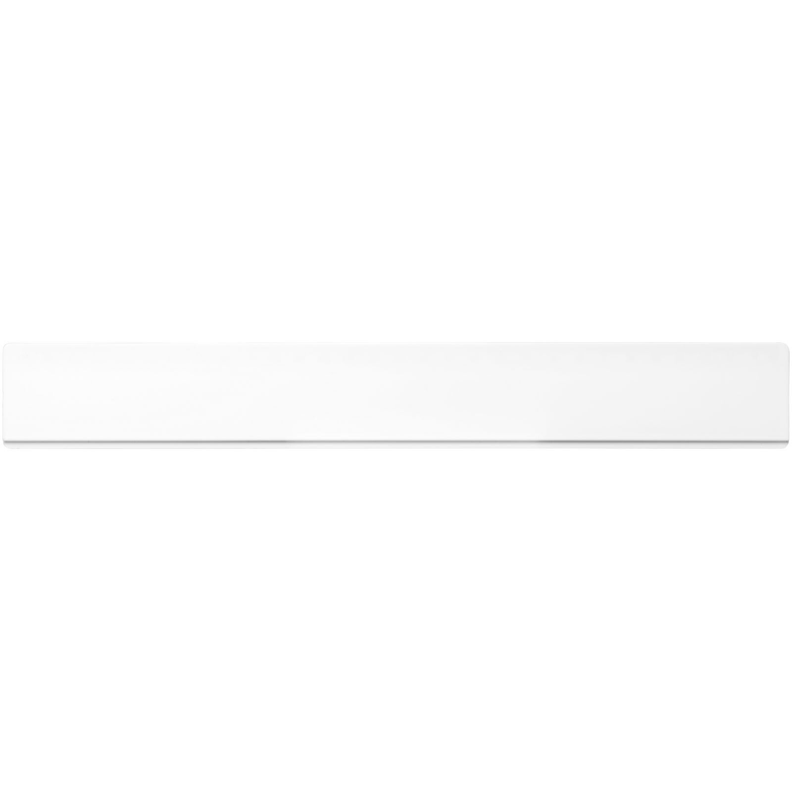 Refari 30 cm Lineal aus recyceltem Kunststoff - weiss-437